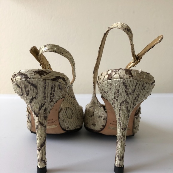 Dolce & Gabbana Snakeskin Slingback - Picture 3 of 4